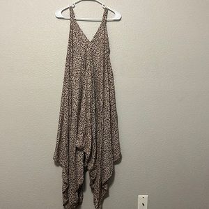 Cheetah print jumpsuit